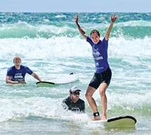 Don't miss the opportunity to ride the waves on the Sunshine Coast.